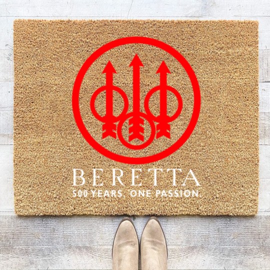 Discover Beretta Logo Coir Doormats