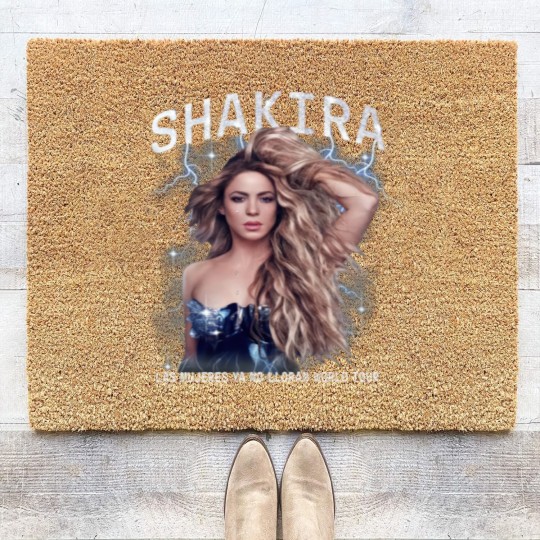 Discover 2024 Shakira Tour Coir Doormats, Las Mujeres Ya No Lloran World Tour Coir Doormats