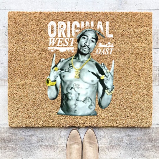 Discover Cool TuPac 90s Rap Coir Doormats, 2Pac Coir Doormats