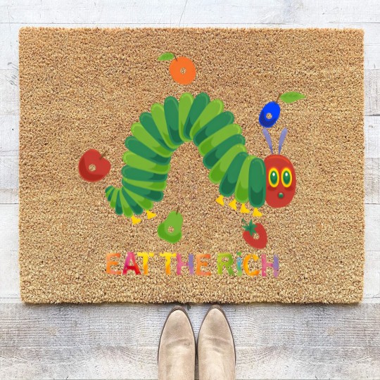 Discover Eat The Rich The Very Hungry Caterpilla Coir Doormats, Very Hungry