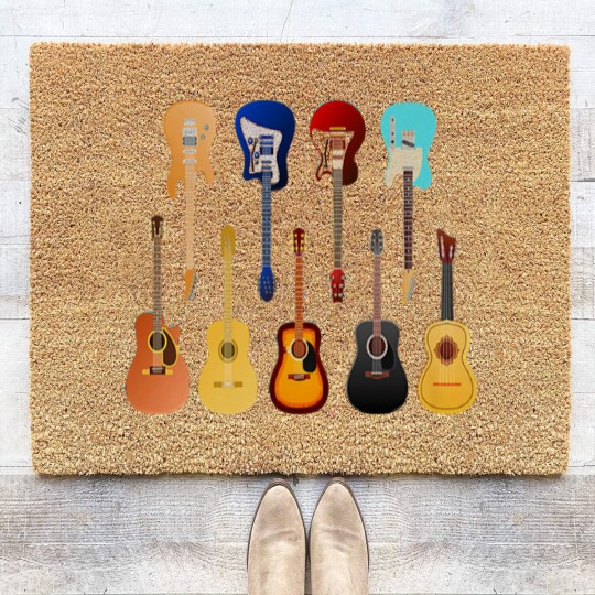 Discover Guitar T- Coir Doormats Many guitars T- Coir Doormats Coir Doormats