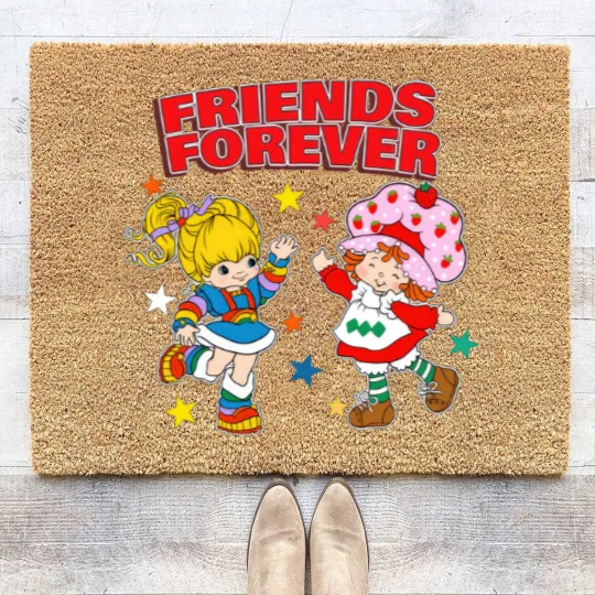 Discover Friends forever - Rainbow Brite - Coir Doormats
