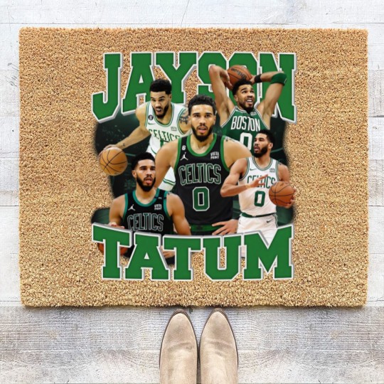 Discover Jayson Tatum Basketball  Basketball Graphic Tees Coir Doormats