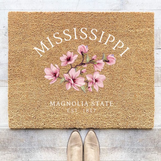 Discover Mississippi Coir Doormats, Magnolia State Coir Doormats