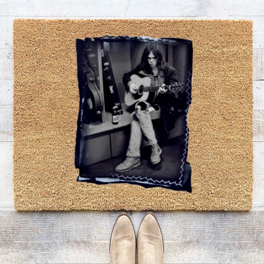 Discover Neil Young // Short Sleeve Coir Doormats