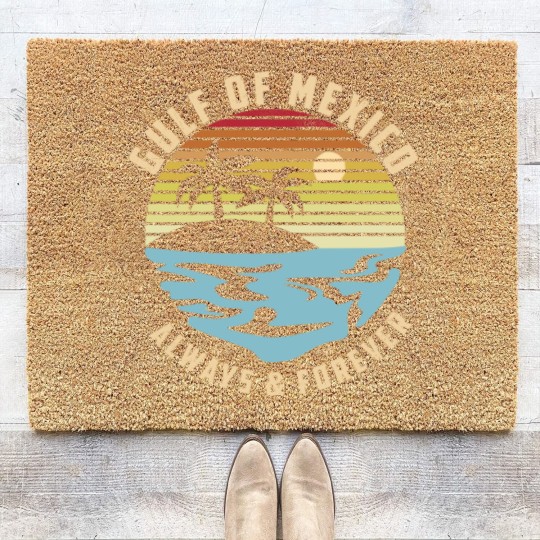 Discover Gulf Of Mexico Always And Forever Coir Doormats