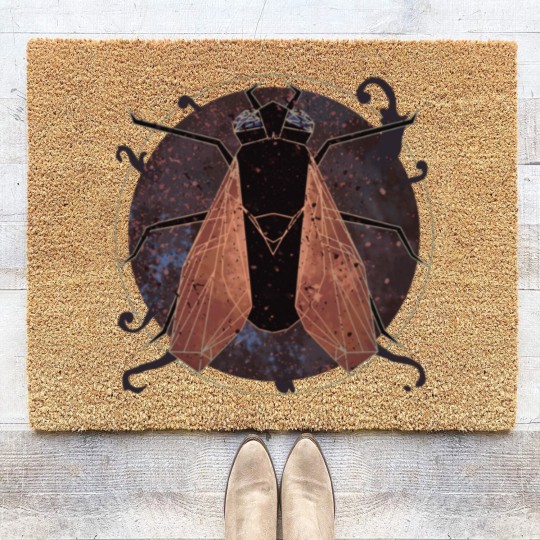 Discover Leprous' fly - Geometric Coir Doormats