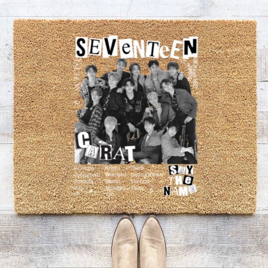 Discover Vintage Seventeen Coir Doormats. Seventeen Album Coir Doormats