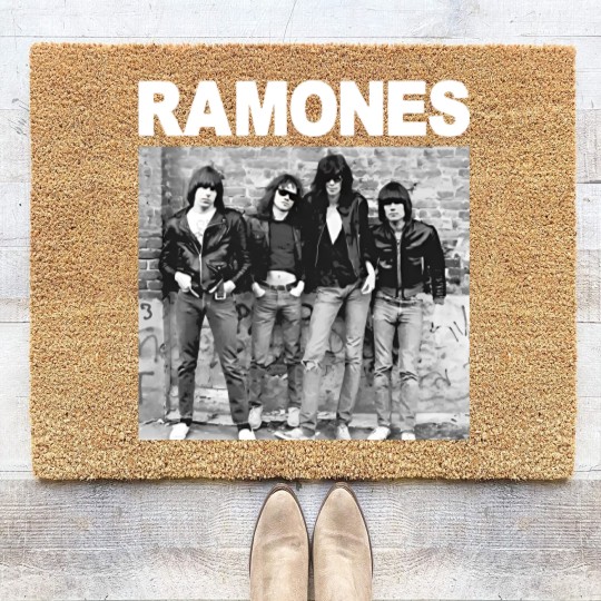 Discover The Ramones Album Cover Punk Rock Coir Doormats Coir Doormats Mens Unisex