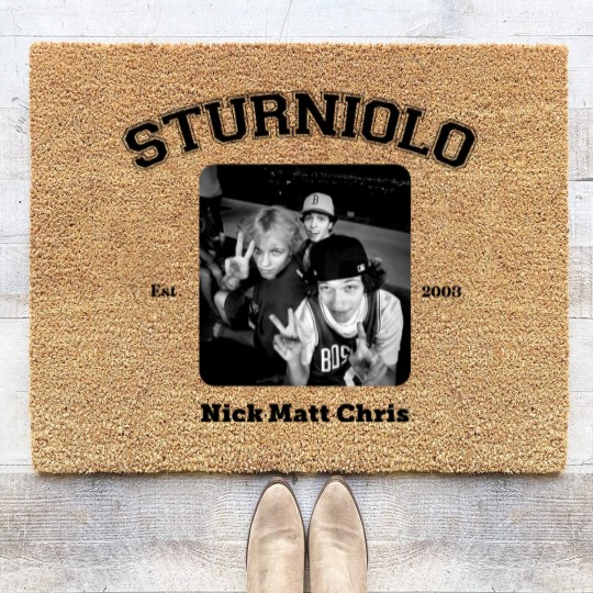Discover Sturniolo Triplets Coir Doormats, Versus Tour Coir Doormats