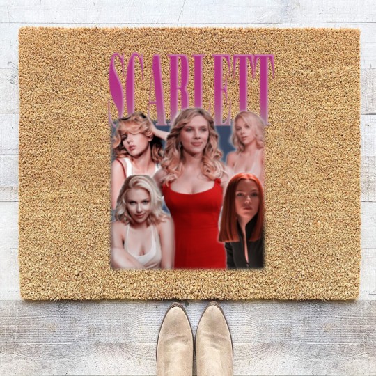 Discover Scarlett Johansson Coir Doormats, Scarlett Johansson Fan, Scarlett Johansson Movies Coir Doormats
