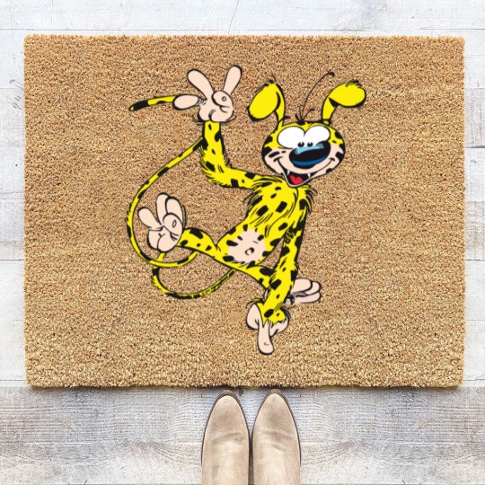 Discover Marsupilami waving Coir Doormats