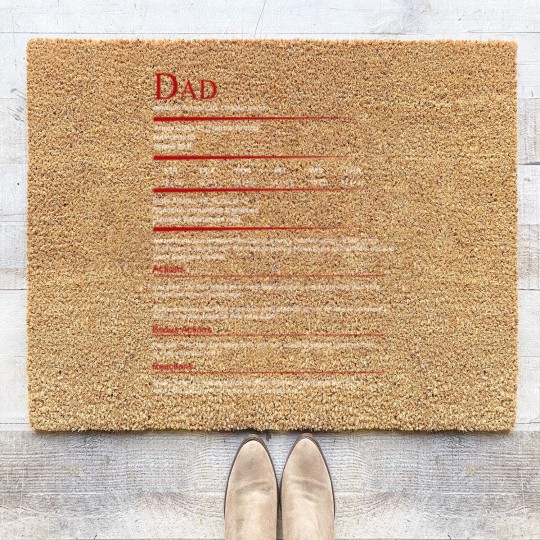 Discover Dungeons & Dragons Dad Coir Doormats