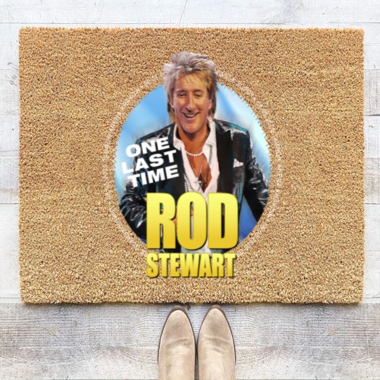 Discover Rod Stewart 2025 tour Coir Doormats BLACK Coir Doormats