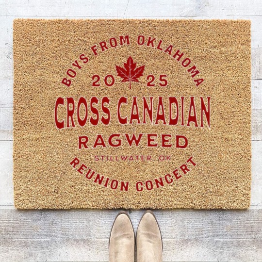 Discover Cross Canadian Ragweed Coir Doormats, Ragweed Reunion Concert 2025