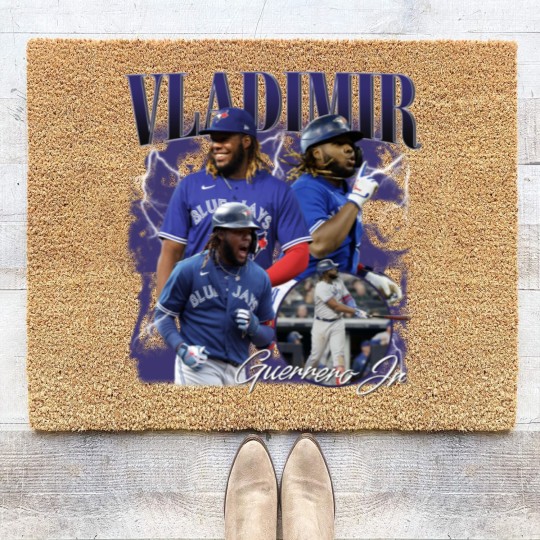 Discover Vintage Vla.dimir Guerrero Jr Baseball Coir Doormats