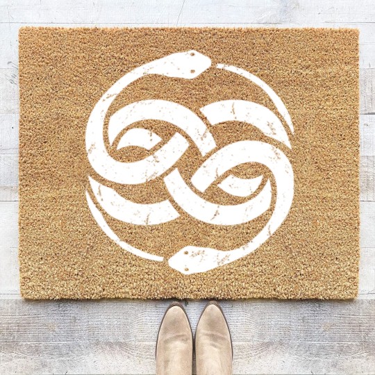 Discover The NeverEnding Story Snake Symbol - The Neverending Story - Coir Doormats
