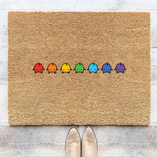 Discover Rainbow Junimo Stardew Valley - Stardew Valley - Coir Doormats