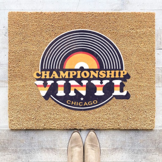Discover Championship Vinyl Coir Doormats