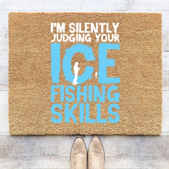 Discover Ice Fishing - Ice Fishing Gift - Coir Doormats