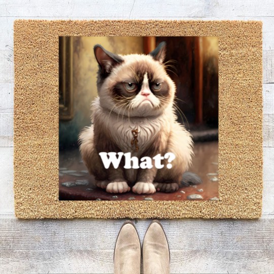 Discover Grumpy Cat Coir Doormats