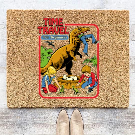 Discover Time Travel For Beginners Coir Doormats