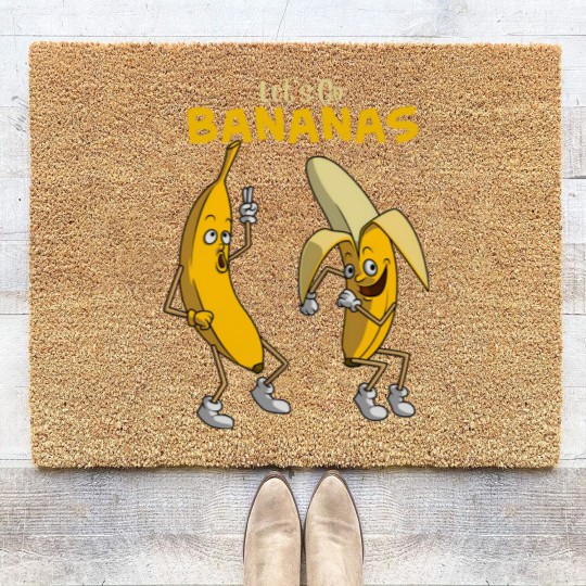 Discover Savannah Bananas Baseball Let s Go Bananas Coir Doormats