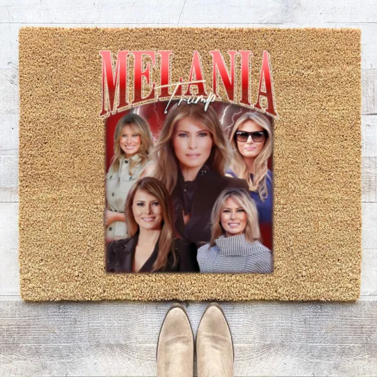Discover Melania Trump Bootleg Vintage Coir Doormats, Melania Trump Coir Doormats
