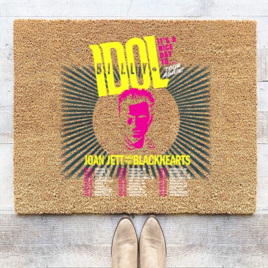Discover Billy Idol It s a Nice Day to Tour Again Tour 2025 All Size Coir Doormats