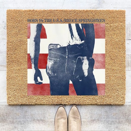 Discover Vintage Bruce Springsteen Coir Doormats, Bruce Springsteen Coir Doormats