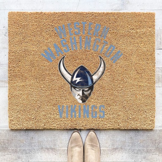 Discover western washington university vikings large Coir Doormats