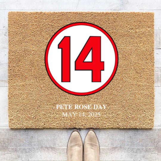 Discover 2025 - Pete Rose Day Coir Doormats