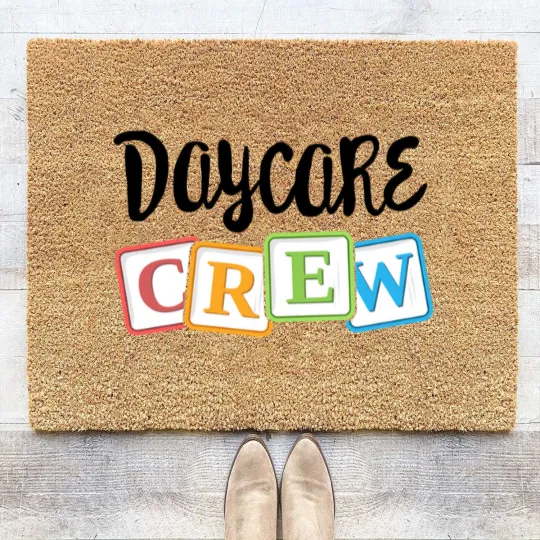 Discover Daycare Crew Childcare Team Squad Provider After Coir Doormats
