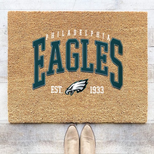Discover Eagles Football Est. 1933 Baseball Caps, PA Football fans gift, Sundays Are For The Birds, Philly Fan Gift Coir Doormats