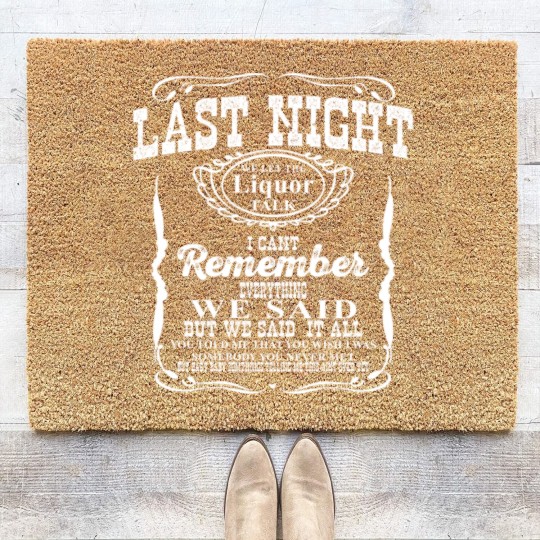 Discover Last Night Morgan WaIIen Coir Doormats