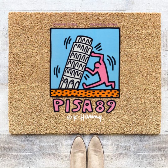 Discover Keith Haring Pisa 89 Coir Doormats
