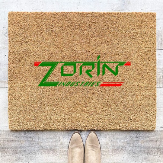 Discover James Bond Zorin Industries Text Coir Doormats