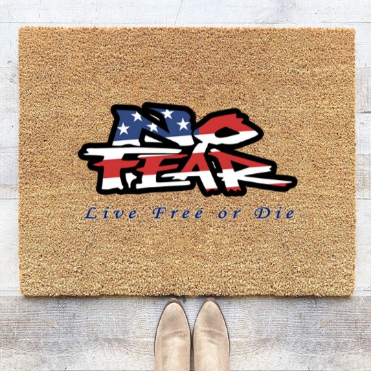 Discover NO FEAR WITH USA FLAG  | Active Coir Doormats