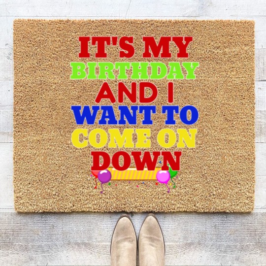 Discover Price is Right Birthday Coir Doormats