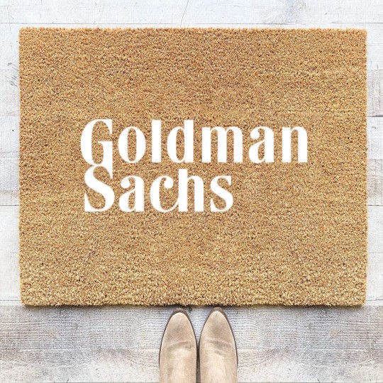 Discover GOLDMAN SACHS BLUE    GOLDMAN SACHS BLUE Coir Doormats