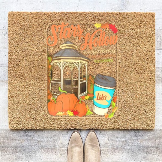 Discover Stars Hollow Connecticut  Color Coir Doormats, 1779 Coir Doormats, Gilmore Girls Coir Doormats, Autumn Coir Doormats, Lukes Diner Coir Doormats, Gilmore Girls Coir Doormats
