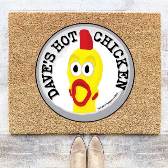 Discover Dave's Hot Chicken Restaurant Coir Doormats