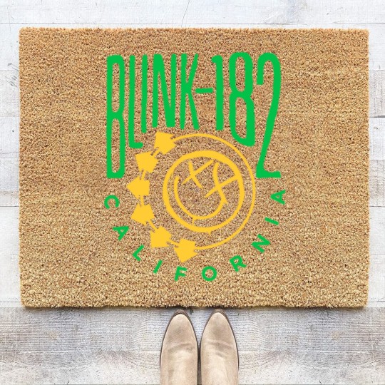 Discover Blink-128 Coir Doormats, Smiley Face Coir Doormats, Rock Show Coir Doormats,