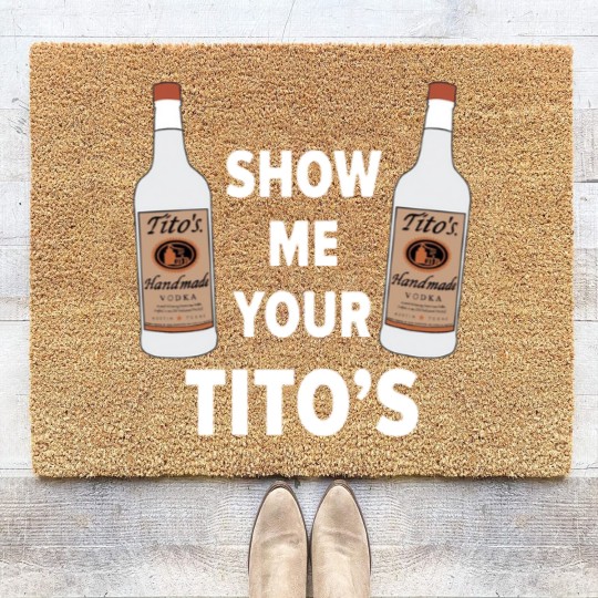 Discover TITOS Vodka Coir Doormats - Tito Vodka Handmade Unisex