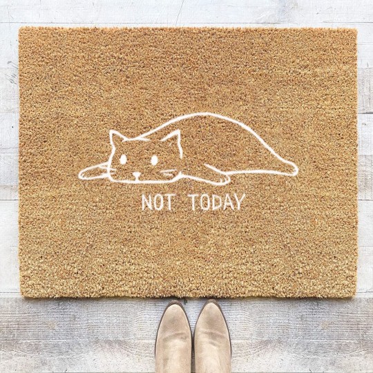 Discover Not Today Coir Doormats