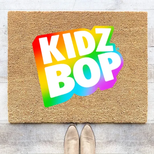 Discover Kidz Bop Rainbow Logo Coir Doormats