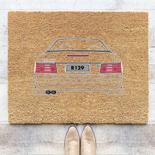 Discover R129 - SL - Rear- Black Coir Doormats
