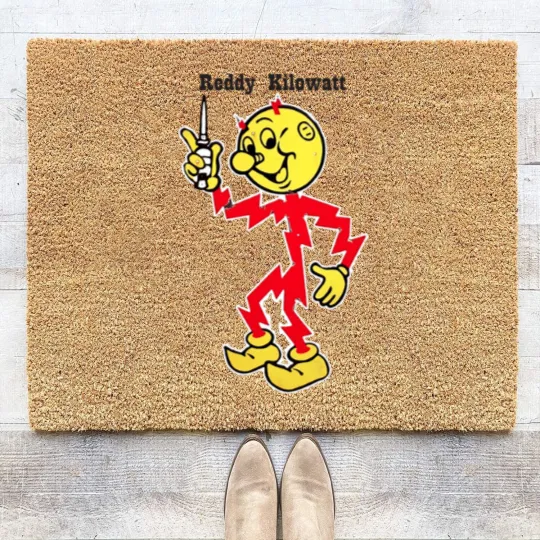 Discover vintage reddy kilowatt - Electricity - Coir Doormats