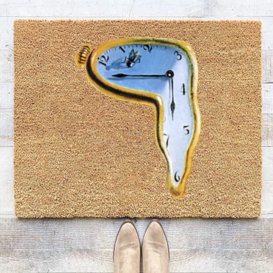 Discover Salvador Dali The Persistence of Memory Coir Doormats