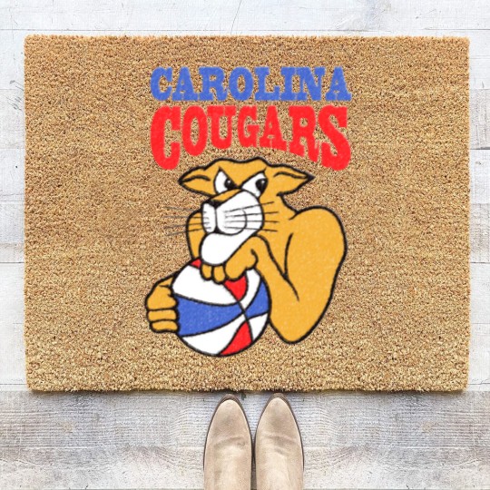 Discover Carolina Cougars Vintage Coir Doormats